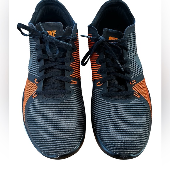 Nike Free Trainer 3.0 V4 Tumbled Grey Total Orange - Picture 2 of 12